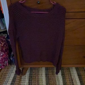Small Purple Aeropostale Knit Sweater
